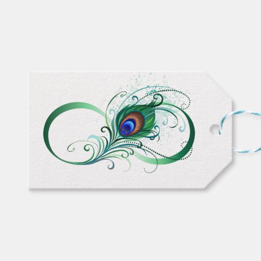 Étiquettes-cadeau Symbole de l'Infinity (Devant (Horizontal))