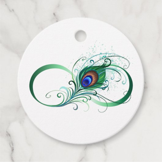 Étiquettes Cadeau Symbole de l'Infinity (Devant)