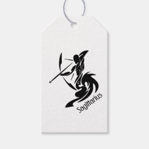 Étiquettes-cadeau Symbole et signe zodiaque Sagittaire