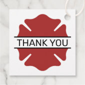 Étiquettes Cadeau SYMBOLE SYMBOLE SYMBOLE DE CHAVIER Rouge Merci (Dos)