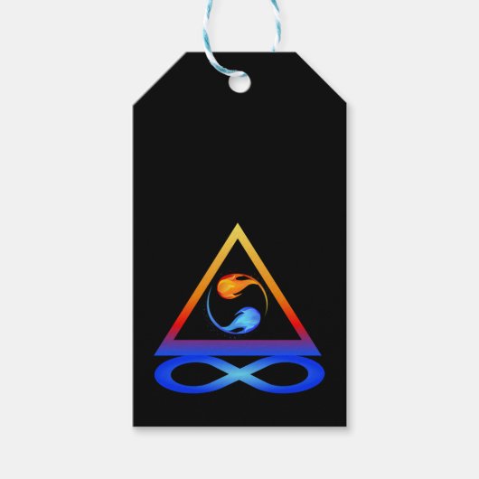 Étiquettes-cadeau Symbole Twin Flame - (Devant)