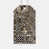 Étiquettes-cadeau Symboles historiques anciens Style de tatouage (Devant)