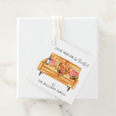 Étiquettes Cadeau Sympa Soin d'Action de grâce (En situation)