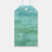 Étiquettes-cadeau T-Rex Dinosaur Verdure Anniversaire Merci (Dos)