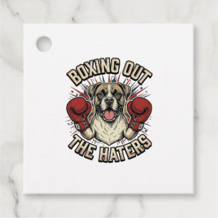 Étiquettes Cadeau T-Shirt Drôle Boxer Chien Boxant les Jaloux Desi
