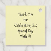 Étiquettes Cadeau Tabby Fairy Cat Mushroom Floral (Dos)