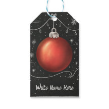 Tableau noir Noël Bauble