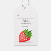 Étiquettes-cadeau Tache de Fraise (Dos)