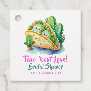 Étiquettes Cadeau Taco 'Bout Love ! Fête des mariées dernière