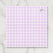 Étiquettes Cadeau Tactique Éffrayante d'Halloween violet Spook (Dos)