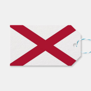 Étiquettes-cadeau Tag cadeau avec Drapeau Alabama, USA