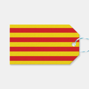 Étiquettes-cadeau Tag cadeau avec Drapeau de Catalogne, Espagne