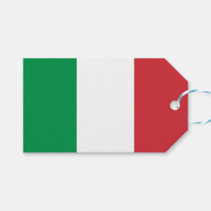 Étiquettes-cadeau Tag cadeau avec Drapeau de l'Italie