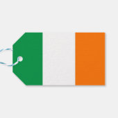 Étiquettes-cadeau Tag cadeau avec drapeau d'Irlande (Dos Horizontal)