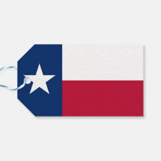 Étiquettes-cadeau Tag cadeau avec Drapeau du Texas State, USA
