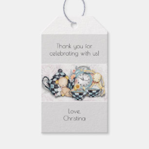 Étiquettes-cadeau Tag cadeau de Baby shower de thé après-midi Merci
