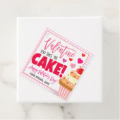 Étiquettes Cadeau Tag Cadeau de gâteau de Valentines (En situation)
