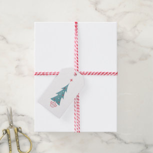 Étiquettes-cadeau Tag cadeau de l'arbre de Noël Vintage des années 1