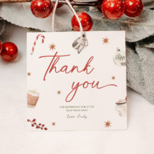 Étiquettes Cadeau Tag cadeau de Noël père Noël Baby shower