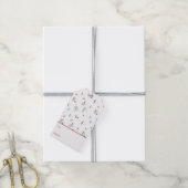 Étiquettes-cadeau Tag cadeau de vacances d'hiver (Avec de la ficelle)