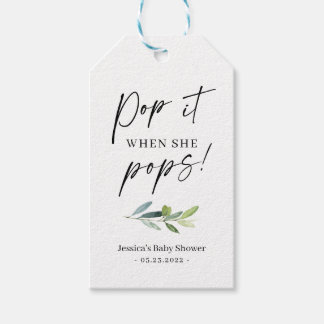 Étiquettes-cadeau Tag cadeau mini-bouteille de champagne