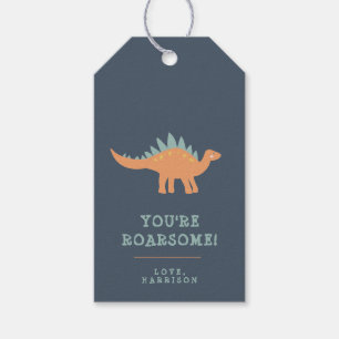Étiquettes-cadeau Tag cadeau personnalisé pour enfants Dinosaur mode