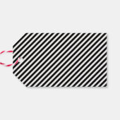 Étiquettes-cadeau Tag cadeau rouge Joyeux Noël moderne (Dos Horizontal)