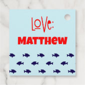 Étiquettes Cadeau Tag Cadeau Saint-Valentin (Dos)