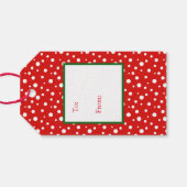 Étiquettes-cadeau Tag-Christmas Père Noël (Dos (Horizontal))