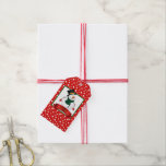 Étiquettes-cadeau Tag-Christmas Snowman<br><div class="desc">Cette étiquette cadeau de vacances est présentée dans une jolie imprimé de Noël Snowman. Customisez cet objet ou achetez tel quel.</div>