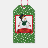 Étiquettes-cadeau Tag-Christmas Snowman (Devant)
