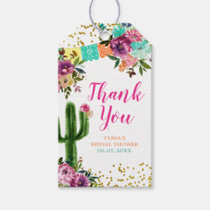 Étiquettes-cadeau Tag Colorée mexicaine Taco sur Love Merci