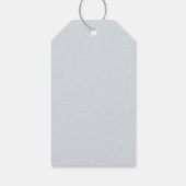 Étiquettes-cadeau Tag de bienvenue du Mariage de champagne Dusty Blu (Dos)