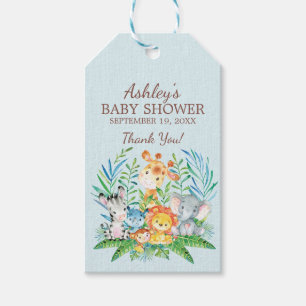 Étiquettes-cadeau Tag de cadeau Safari Jungle Baby shower Favoriser