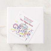 Étiquettes Cadeau Tag de canard de croisière (En situation)