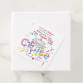 Étiquettes Cadeau Tag de canard de croisière (En situation)