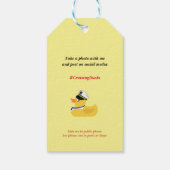 Étiquettes-cadeau Tag de canard de croisière (Dos)