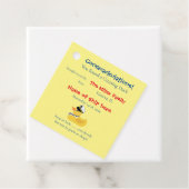 Étiquettes Cadeau Tag de canard de croisière (En situation)