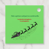 Étiquettes Cadeau Tag de canard de croisière (Dos)