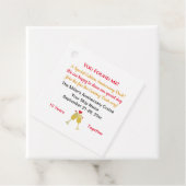 Étiquettes Cadeau Tag de canard de croisière Anniversaire (En situation)