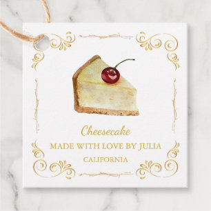 Étiquettes Cadeau Tag de Carré Hang vintage fait maison