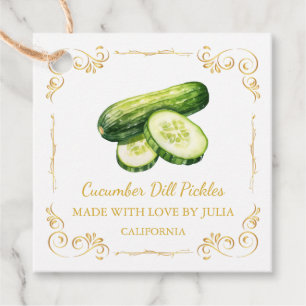 Étiquettes Cadeau Tag de hang du Carré de chiche vintage fait maison