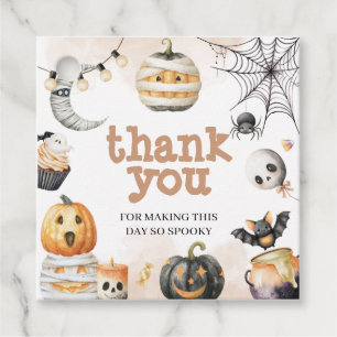 Étiquettes Cadeau Tag de Merci Halloween éffrayant