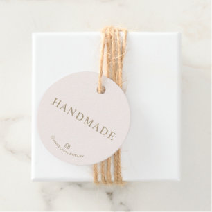 Étiquettes Cadeau Tag de produit artisanal minimaliste