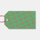 Étiquettes-cadeau Tag du Merci du parti Dinosaur (Dos (Horizontal))