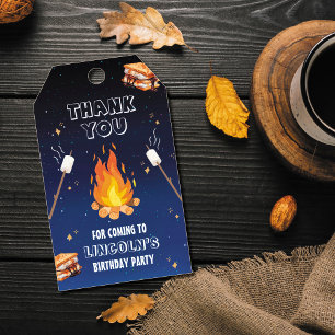 Étiquettes-cadeau Tag du Merci du parti S'mores Favoriser