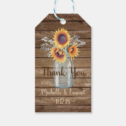 Étiquettes-cadeau Tag, Faveur de mariage, Douche (Devant)