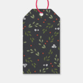 Étiquettes-cadeau Tag Holly et Berries GIft (Dos)