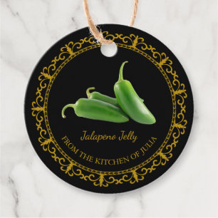 Étiquettes Cadeau Tag Jelly Hang vintage maison Jalapeno