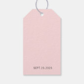 Étiquettes-cadeau Tag Mariage chinois Aquarelle double bonheur (Dos)